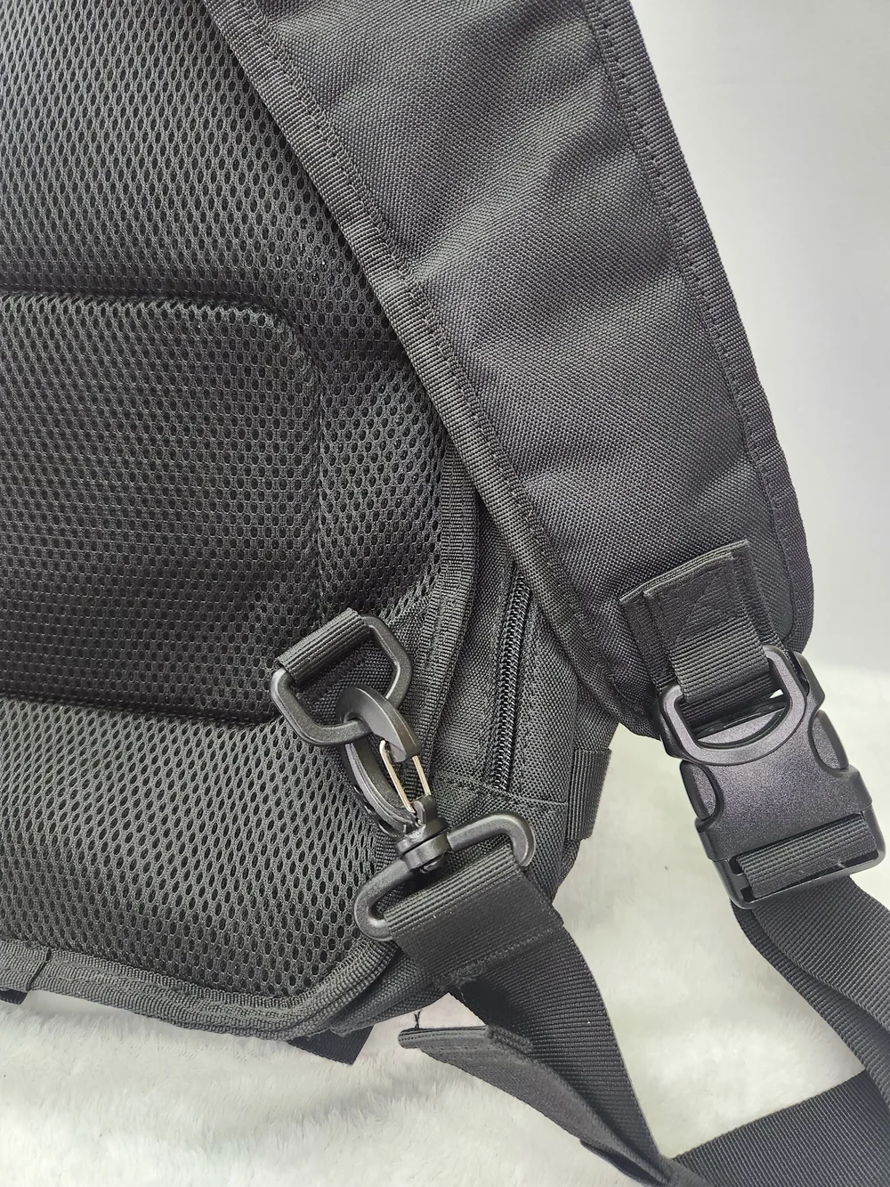 Black Tactical Sling Bag for Men - Rugged Everyday Carry
